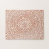 Geometrische tribale mandala legpuzzel (Horizontaal)