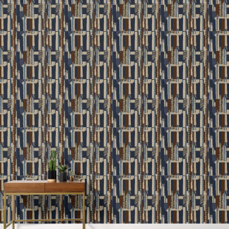 Geometrische Tribale Print Luxe Behang