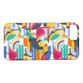 Geometrische tropische vogels Case-Mate iPhone case (Achterkant (Horizontaal))