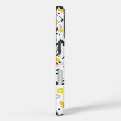 Geometrische tuin bloemenpastelpatroon Case-Mate iPhone case (Achterkant / Rechts)