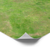 Geometrische Tuin Ontwerp Uitzicht Modern Landscha Poster (Hoek)