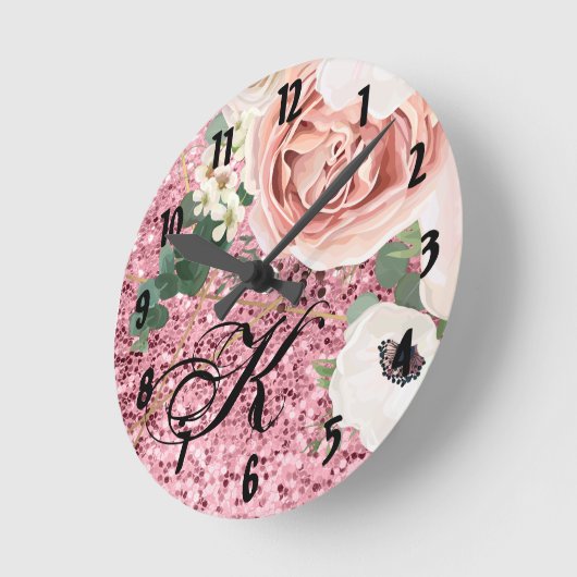 Geometrische tuinen met gepersonaliseerde wandklok (Hoek)