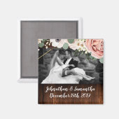 Geometrische tuinen Roos voor de persoonlijke foto Magneet (Voorkant / Achterkant)