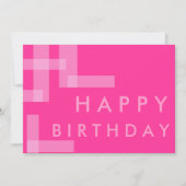 Geometrische uitnodiging voor de geboorte (Voorkant)