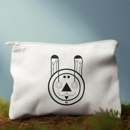 Geometrische Usagi Konijn Zodiacum Portemonnee Etui