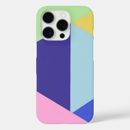geometrische veelkleurige kunst Case-Mate iPhone case (Achterkant)