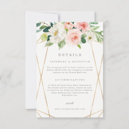 Geometrische veer Romance Details Kaart