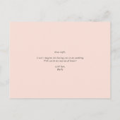 Geometrische veerbloemen zijn mijn matroos van eer uitnodiging briefkaart (Achterkant)