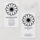 Geometrische ventilator 01 visitekaartje (Voorkant / Achterkant)