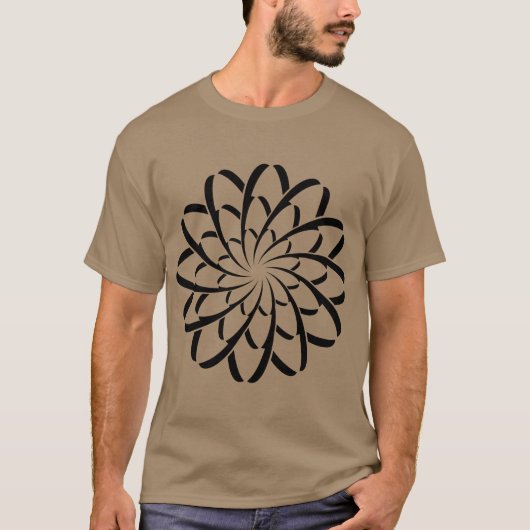 Geometrische ventilator 02 t-shirt (Voorkant)