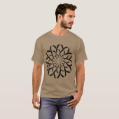 Geometrische ventilator 02 t-shirt (Voorkant volledig)