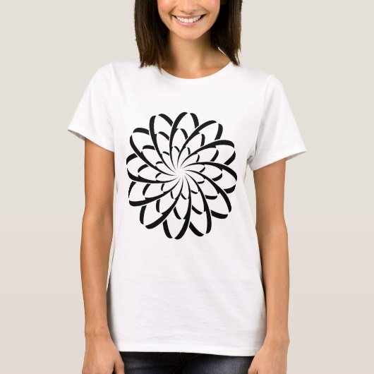 Geometrische ventilator 02 t-shirt (Voorkant)
