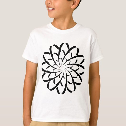 Geometrische ventilator 02 t-shirt (Voorkant)