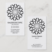 Geometrische ventilator 02 visitekaartje (Voorkant / Achterkant)