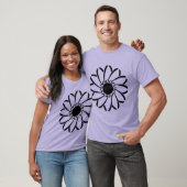 Geometrische ventilator t-shirt (Unisex)