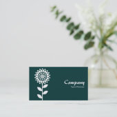 Geometrische ventilator - wisselende zonnen (goud) visitekaartje (Staand voorkant)