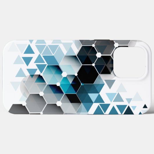 Geometrische verbeelding Case-Mate iPhone case (Achterkant (horizontaal))