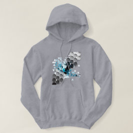 Geometrische verbeelding hoodie