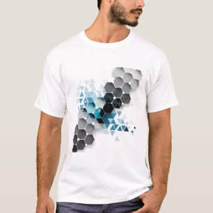 Geometrische verbeelding t-shirt