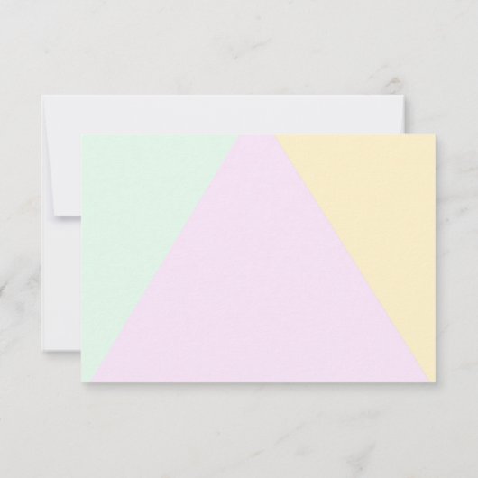 Geometrische verbondenheid van gesteente bedankkaart (Achterkant)