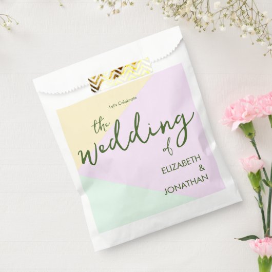 Geometrische verbondenheid van gesteente bedankzakje (Gezegeld)