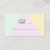 Geometrische verbondenheid van gesteente plaatskaartje (Voorkant)