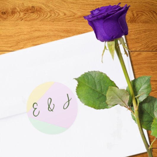 Geometrische verbondenheid van gesteente ronde sticker