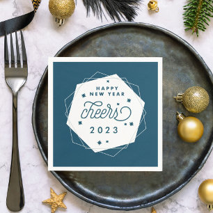 Geometrische verklikker Eve-partij nieuwjaar Servetten