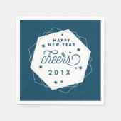 Geometrische verklikker | Eve-partij nieuwjaar Servetten (Voorkant)