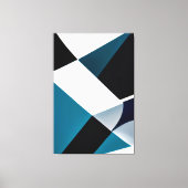 Geometrische Verlopen Canvas Afdruk (Voorkant)