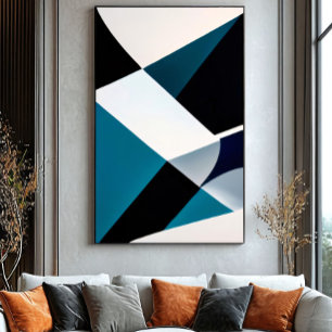 Geometrische Verlopen Canvas Afdruk