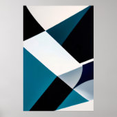 Geometrische Verlopen Poster (Voorkant)