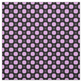 Geometrische versiering in roze en zwart. stof