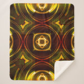  geometrische versieringspatroon, a sherpa deken (Voorkant)