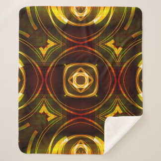  geometrische versieringspatroon, a sherpa deken