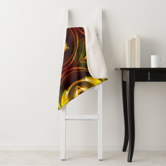 geometrische versieringspatroon, a sherpa deken (In situ)