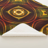  geometrische versieringspatroon, a sherpa deken (3/4)