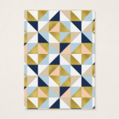 Geometrische versleutelingskaarten voor mobiele sy visitekaartje (Achterkant)