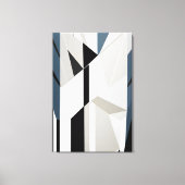 Geometrische Verticaliteit Canvas Afdruk (Voorkant)