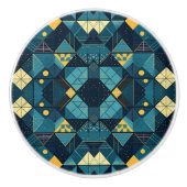 Geometrische vervagen keramische knop (Voorkant)
