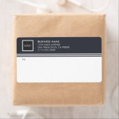 Geometrische verzendlabels voor zakelijke Logo Etiket (Insitu)