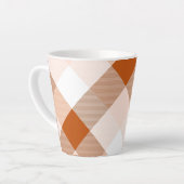 Geometrische vierkant Abstractie 16 Latte Mok (Linkerhoek)