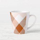 Geometrische vierkant Abstractie 16 Latte Mok (Rechts)