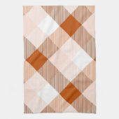 Geometrische vierkant Abstractie 16 Theedoek (Verticaal)