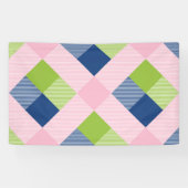 Geometrische vierkant Abstractie 18 Spandoek (Horizontaal)