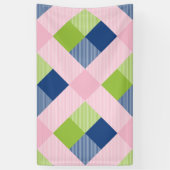 Geometrische vierkant Abstractie 18 Spandoek (Verticaal)