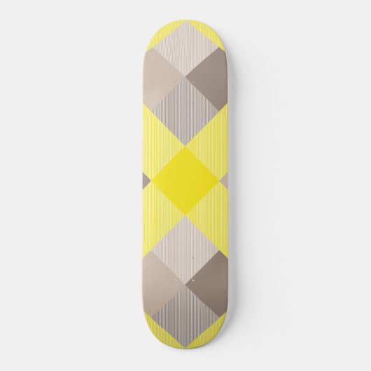 Geometrische vierkant Abstractie 19 Persoonlijk Skateboard (Voorkant)