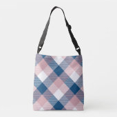 Geometrische vierkant Abstractie 1 Crossbody Tas (Achterkant)