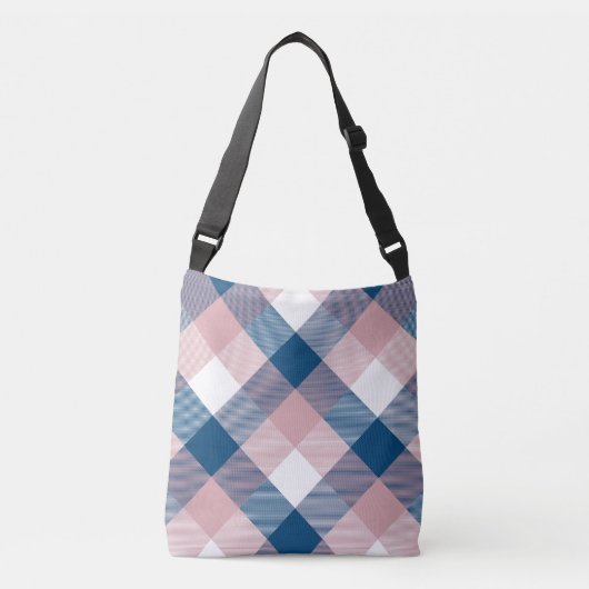 Geometrische vierkant Abstractie 1 Crossbody Tas (Voorkant)