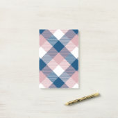 Geometrische vierkant Abstractie 1 Post-it® Notes (Op bureau)